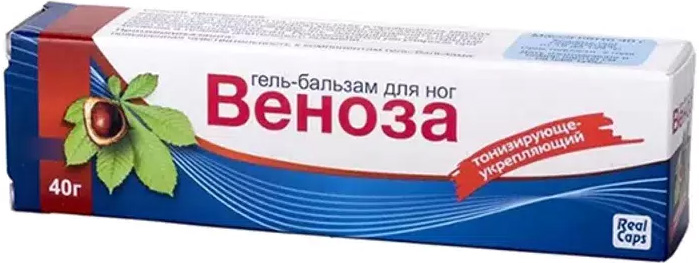 Веноза гель-бальзам для ног 40г РеалКосметикс