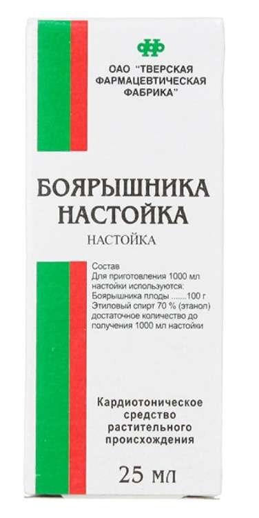 

БОЯРЫШНИКА НАСТОЙКА 25мл настойка Тверская ФФ