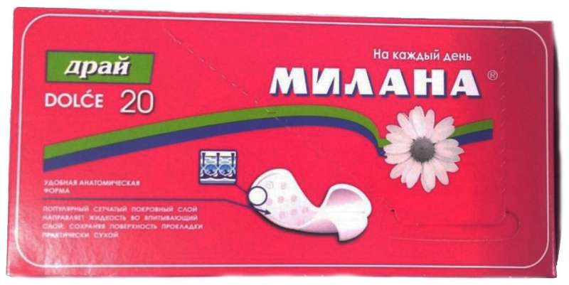

МИЛАНА прокладки ДРАЙ Дольче 20 шт.