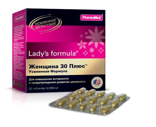 ЛЕДИС формула женщина 30 плюс усиленная формула таблетки 30 шт.