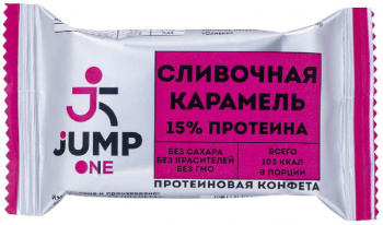 

ДЖАМП ВАН конфета протеиновая Сливочная Карамель 30г