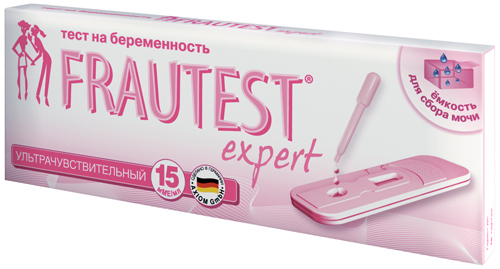 

ФРАУТЕСТ ЭКСПЕРТ тест для определения беременности с пипеткой 1 шт.
