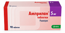 Амприлан 5мг 90 шт. таблетки