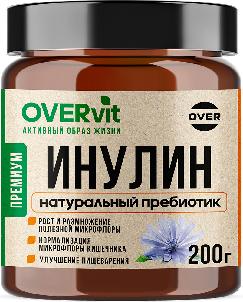 Овервит Инулин порошок 200г
