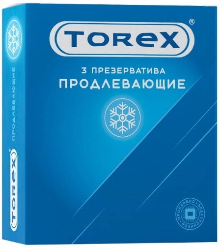 Торекс презервативы Продлевающие 3 шт.