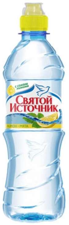 

СВЯТОЙ ИСТОЧНИК вода питьевая Лимон/Мята 0,5л