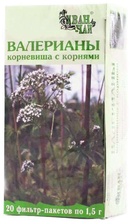 

ВАЛЕРИАНА КОРНЕВИЩЕ С КОРНЯМИ 1,5г 20 шт. фильтр-пакет