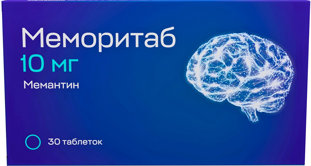 Меморитаб 10мг 30 шт. таблетки диспергируемые