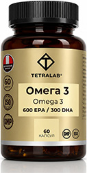 Тетралаб омега-3 600epa/300dha капсулы 60 шт.