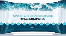 Краснодарское мыло туалетное свежесть моря 100г