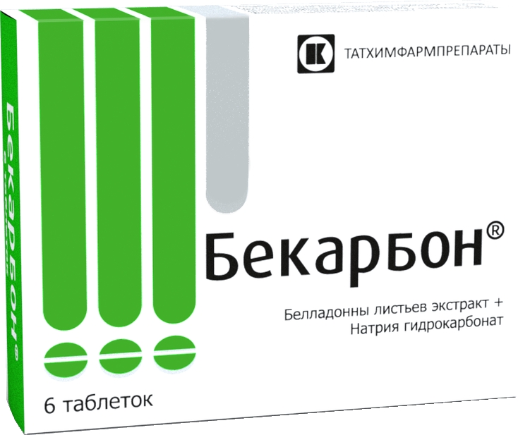 Бекарбон 6 шт. таблетки татхимфарм