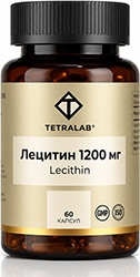 Тетралаб лецитин капсулы 1200мг 60 шт.