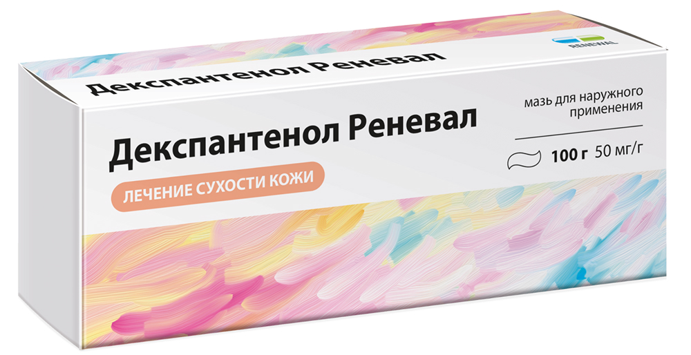 Декспантенол Реневал 50мг/г 100г мазь для наружного применения