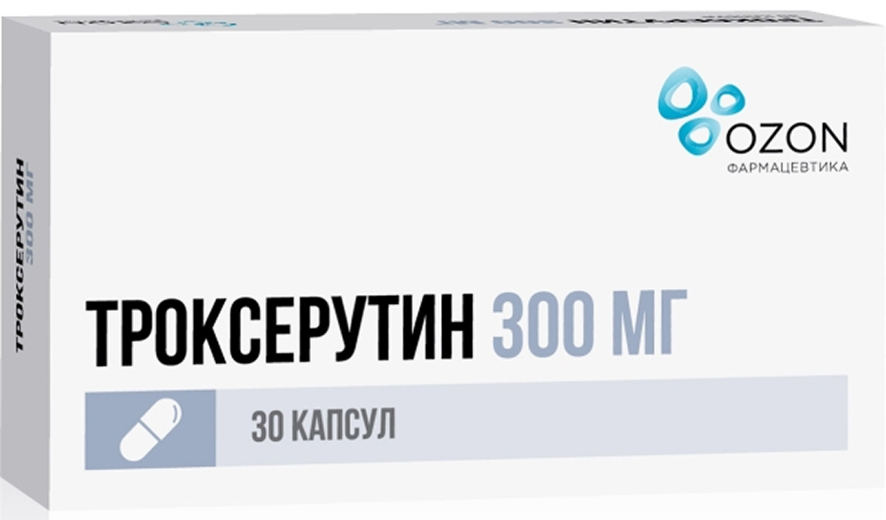 Троксерутин 30 шт. капсулы Озон