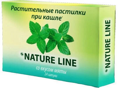 

НАТУРЛАЙН леденцы с растительными экстрактами мята 24 шт.