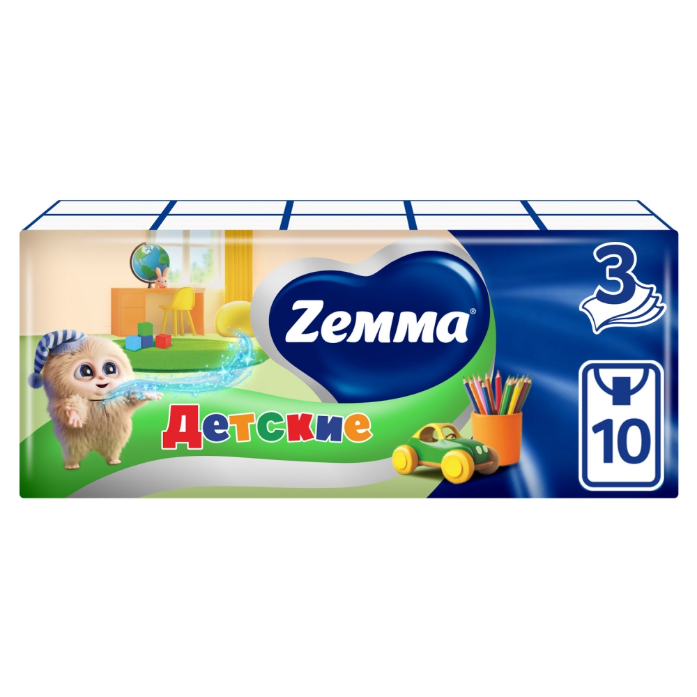 Земма платки носовые детские n10х10