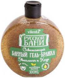 

ВИЛЕНТА ДЛЯ РУССКОЙ БАНИ освежающий банный гель-бражка Эвкалипт/Кедр 300мл