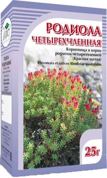 РОДИОЛА ЧЕТЫРЕХЧЛЕННАЯ (КРАСНАЯ ЩЕТКА) чайный напиток 25г