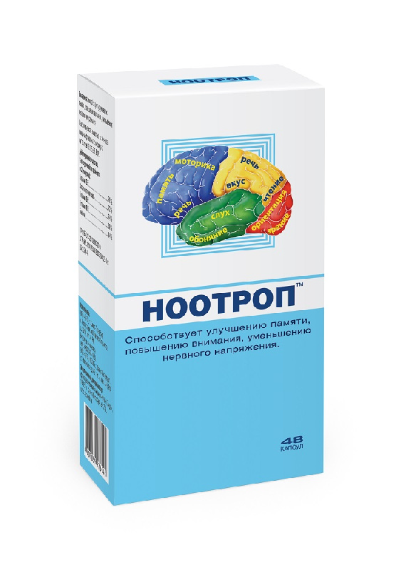 

НООТРОП 0,4 г 48 шт. капсулы
