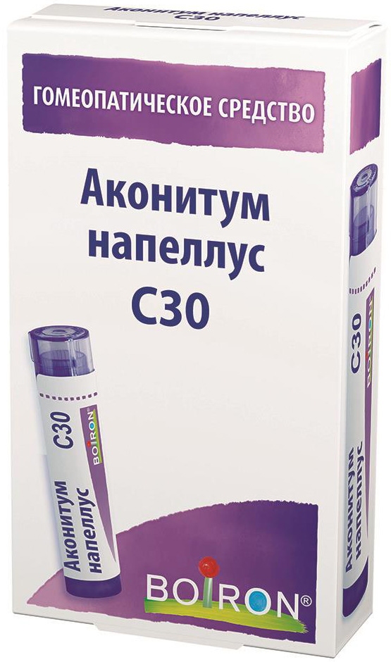 Аконитум напеллус с30 4г гранулы гомеопатические
