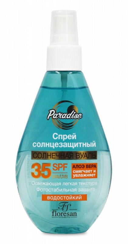

ФЛОРЕСАН ПАЛЬМОВЫЙ РАЙ спрей солнцезащитный SPF35 (Ф257) 160мл