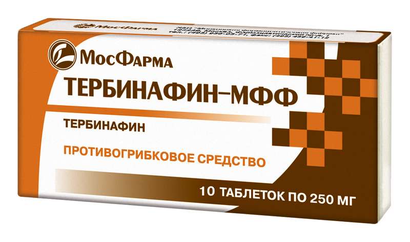 ТЕРБИНАФИН-МФФ таблетки 250 мг 10 шт.