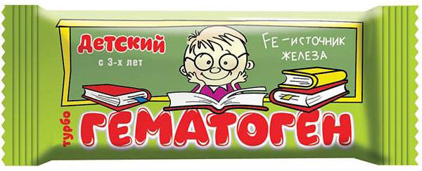 

ГЕМАТОГЕН ТУРБО детский с 3 лет 25г Фарм-Про