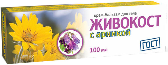 Живокост С Арникой крем-бальзам для суставов 100мл Твинс Тэк