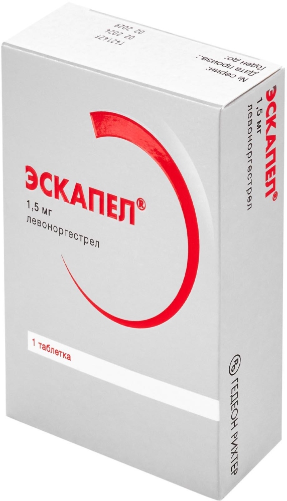 Эскапел 1 шт. таблетки