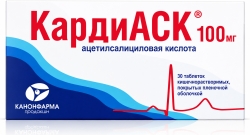 Кардиаск 100мг 30 шт. таблетки