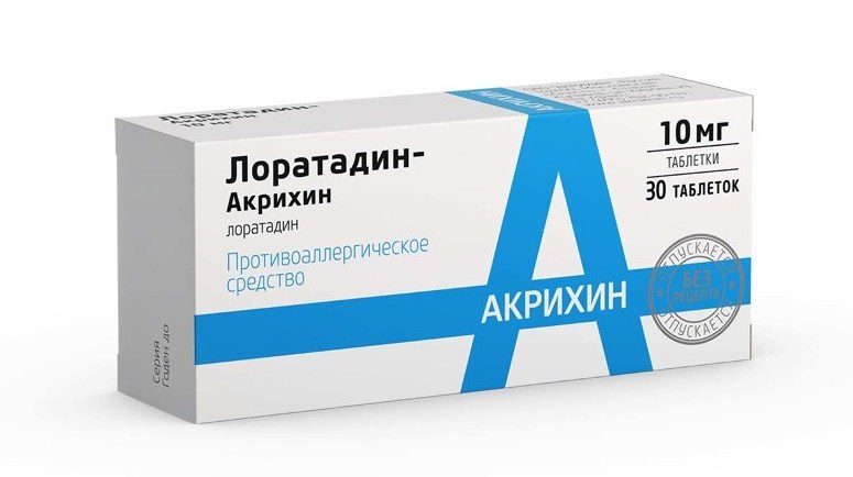 ЛОРАТАДИН-АКРИХИН таблетки 10 мг 30 шт. фото