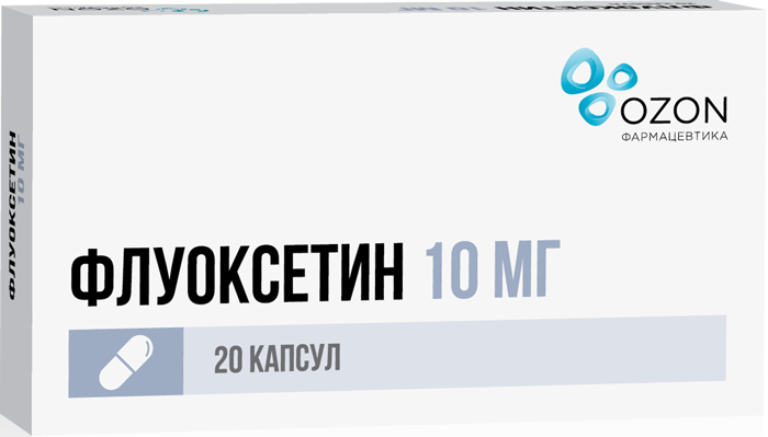 Флуоксетин 10мг 20 шт. капсулы Озон купить по цене от 53 руб в Москве ...
