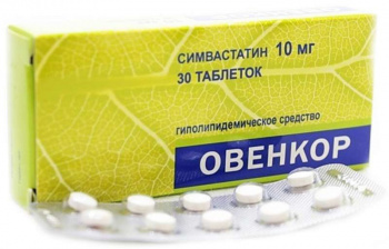 

ОВЕНКОР таблетки 10 мг 30 шт.