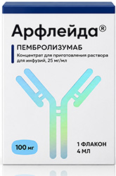 Арфлейда 25мг/мл 4мл концентрат для приготовления раствора для инфузий