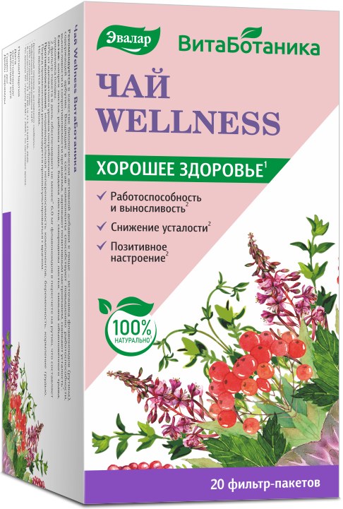 Витаботаника чай велнесс 20 шт. фильтр-пакет