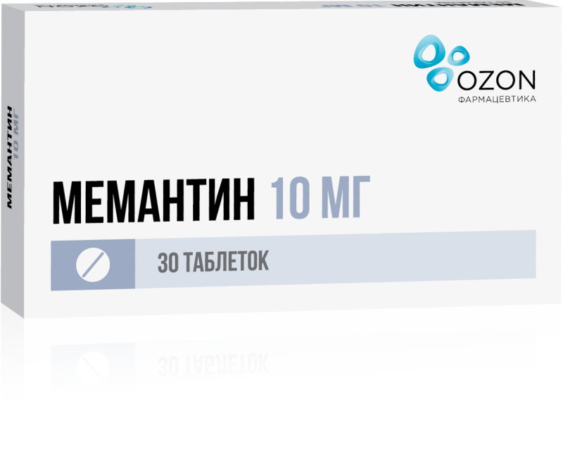 

МЕМАНТИН таблетки 10 мг 30 шт.