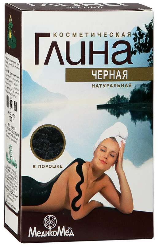 

КРАСОТА ОТ ПРИРОДЫ глина черная 100г