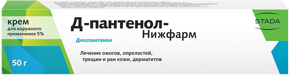 Д-пантенол-нижфарм 5% 50г крем для наружного применения, фото №1