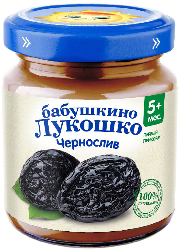 

БАБУШКИНО ЛУКОШКО пюре Чернослив 5+ 100г