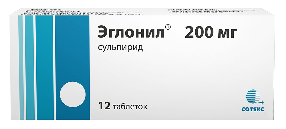 Эглонил 200мг 12 шт. таблетки