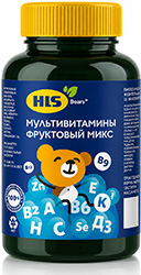 Хлс мультивитамины пастилки жевательные фруктовый микс 90 шт.