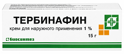 Тербинафин 1% 15г крем Биосинтез