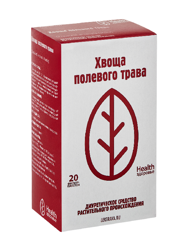 

ХВОЩ ПОЛЕВОЙ ТРАВА 20 шт. фильтр-пакет Здоровье