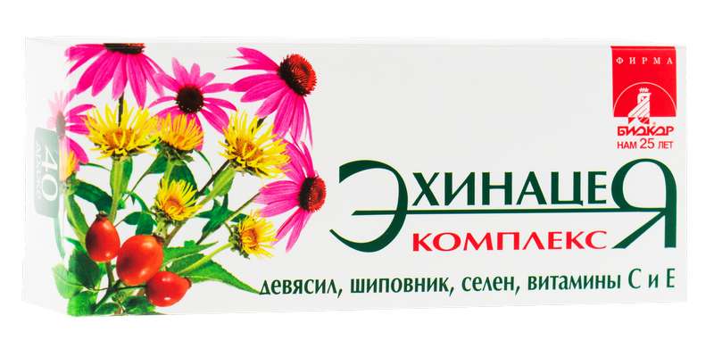 

ЭХИНАЦЕЯ КОМПЛЕКС драже 40 шт.