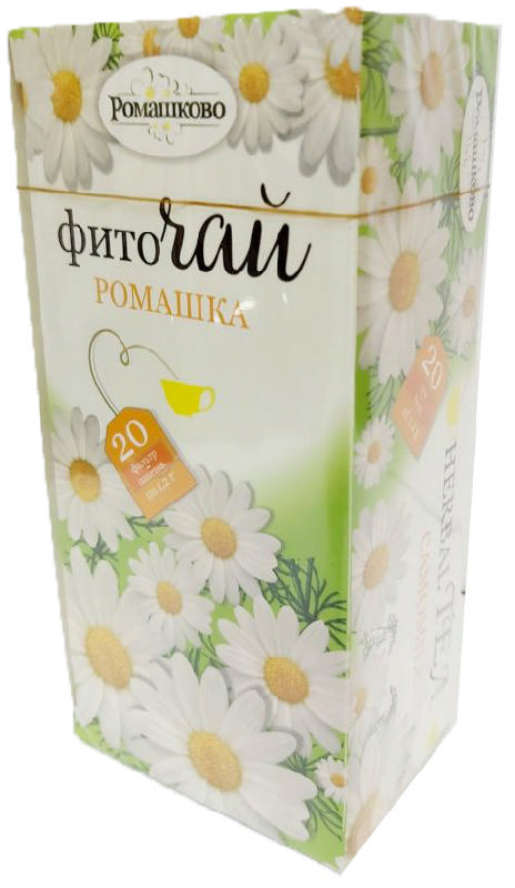 

РОМАШКОВО фиточай Ромашка 1,2г 20 шт. фильтр-пакет