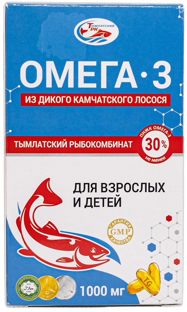 Салмоника Омега-3 капсулы из дикого камчатского лосося 1000мг 42 шт.