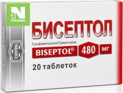 Бисептол 480мг 20 шт. таблетки