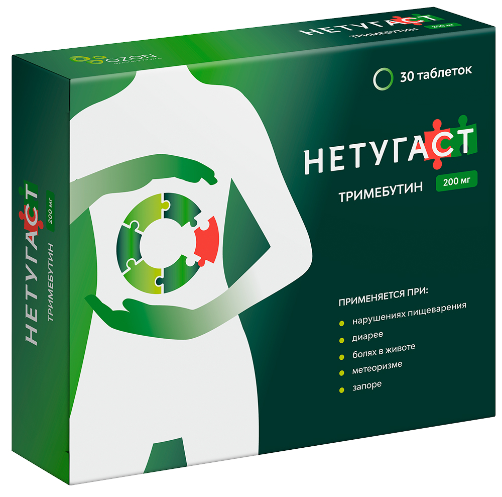 Нетугаст 200мг 30 шт. таблетки
