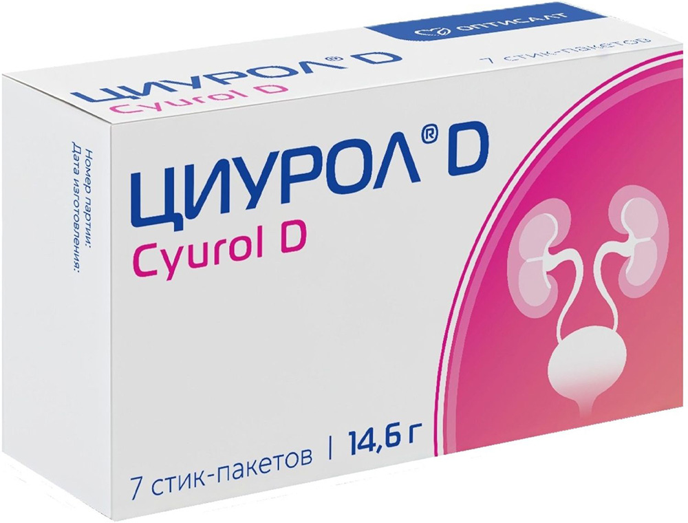 Циурол Д порошок 14,6г 7 шт.
