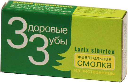 

ЗДОРОВЫЕ ЗУБЫ смолка жевательная 1,0 5 шт.